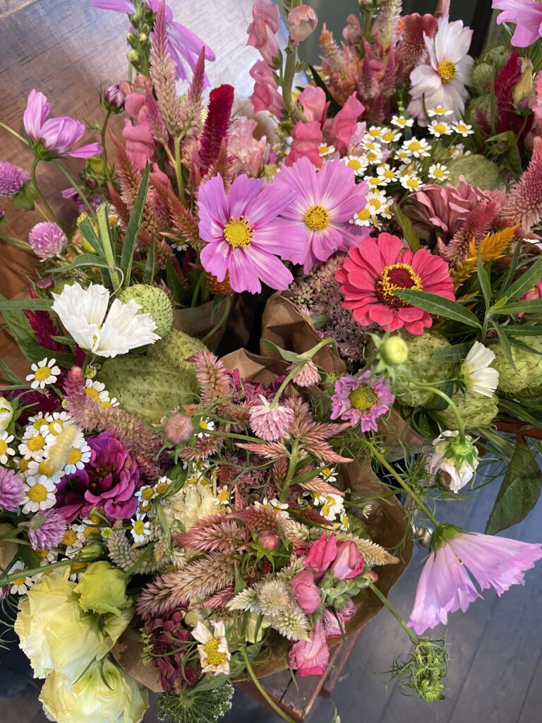 farmers market flowers